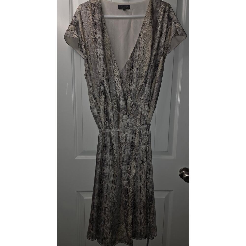 The Limited Snakeskin Wrap Dress Size 18 ❤️